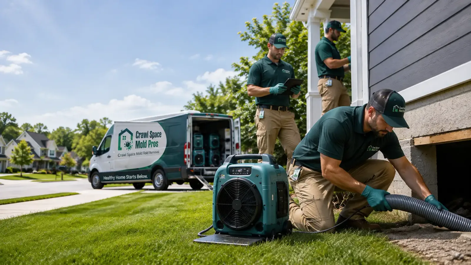 Crawl Space Mold Removal in Oakley, UT